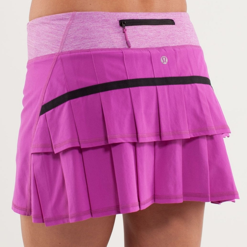 LULULEMON Berry Purple Pace Setter Skirt Skort Tennis Golf 6 Tall